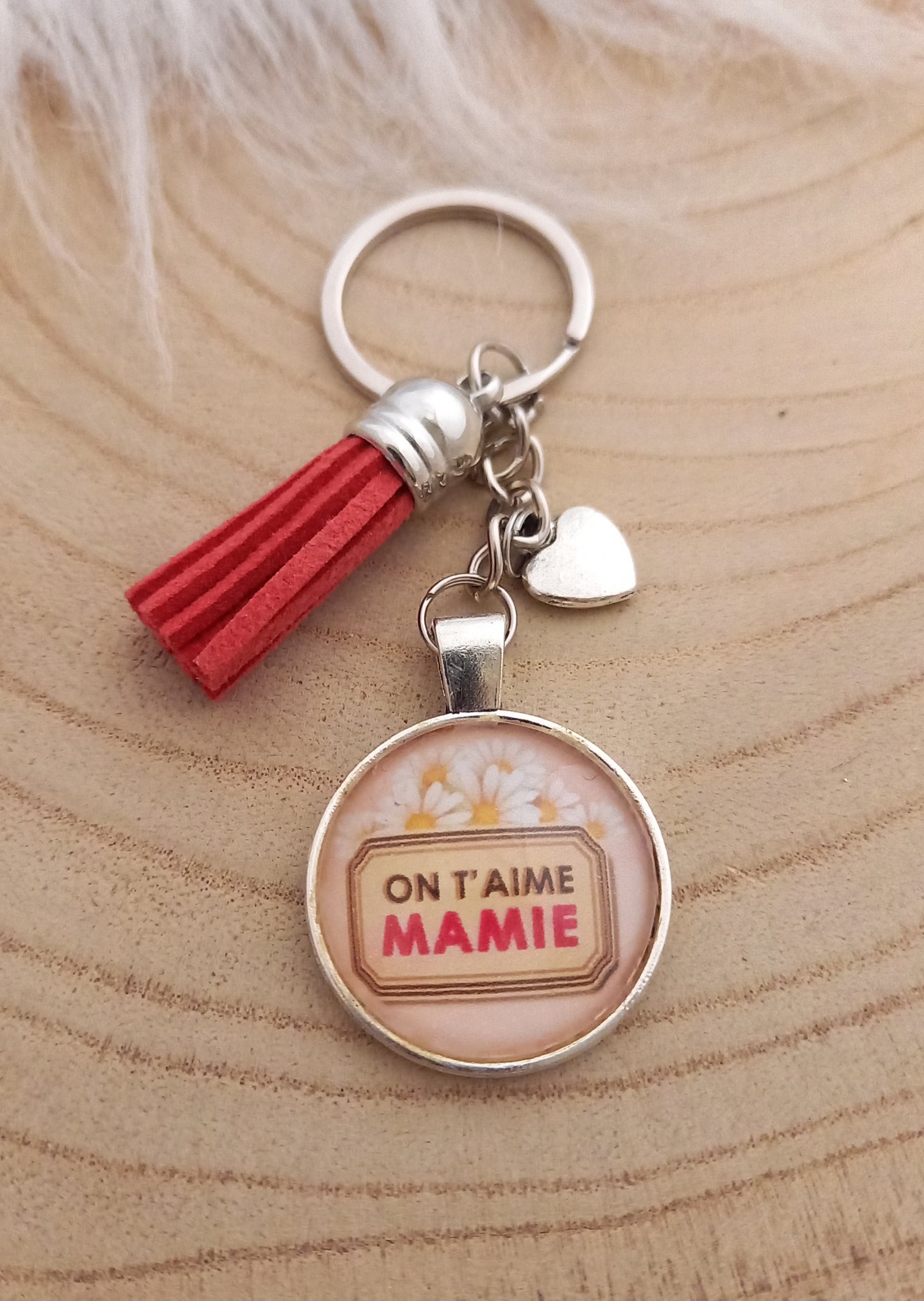 Porte clés  Bijou de sac  On t'aime Mamie    ❤ Idée cadeau ❤ mamie