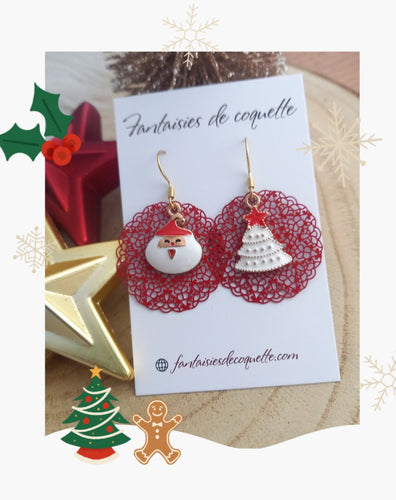 Boucles d'oreilles de Noël 🎄