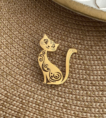 Broche chat  ❤ IDEE CADEAU ❤