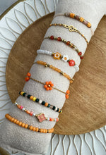 Charger l&#39;image dans la galerie, Bracelet Chainette   Acier inoxydable doré   Orange Abricot au choix