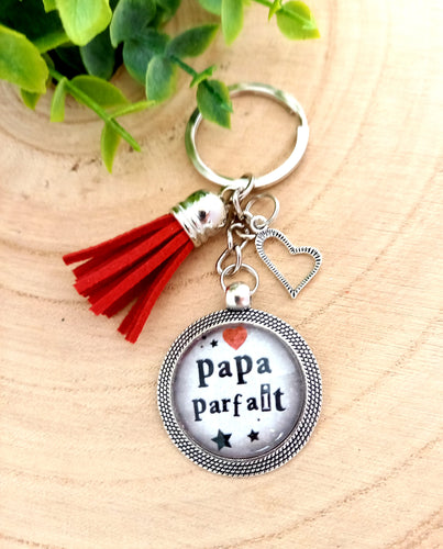 Porte clés Papa  Parfait ⭐⭐⭐ Idée cadeau ⭐⭐⭐