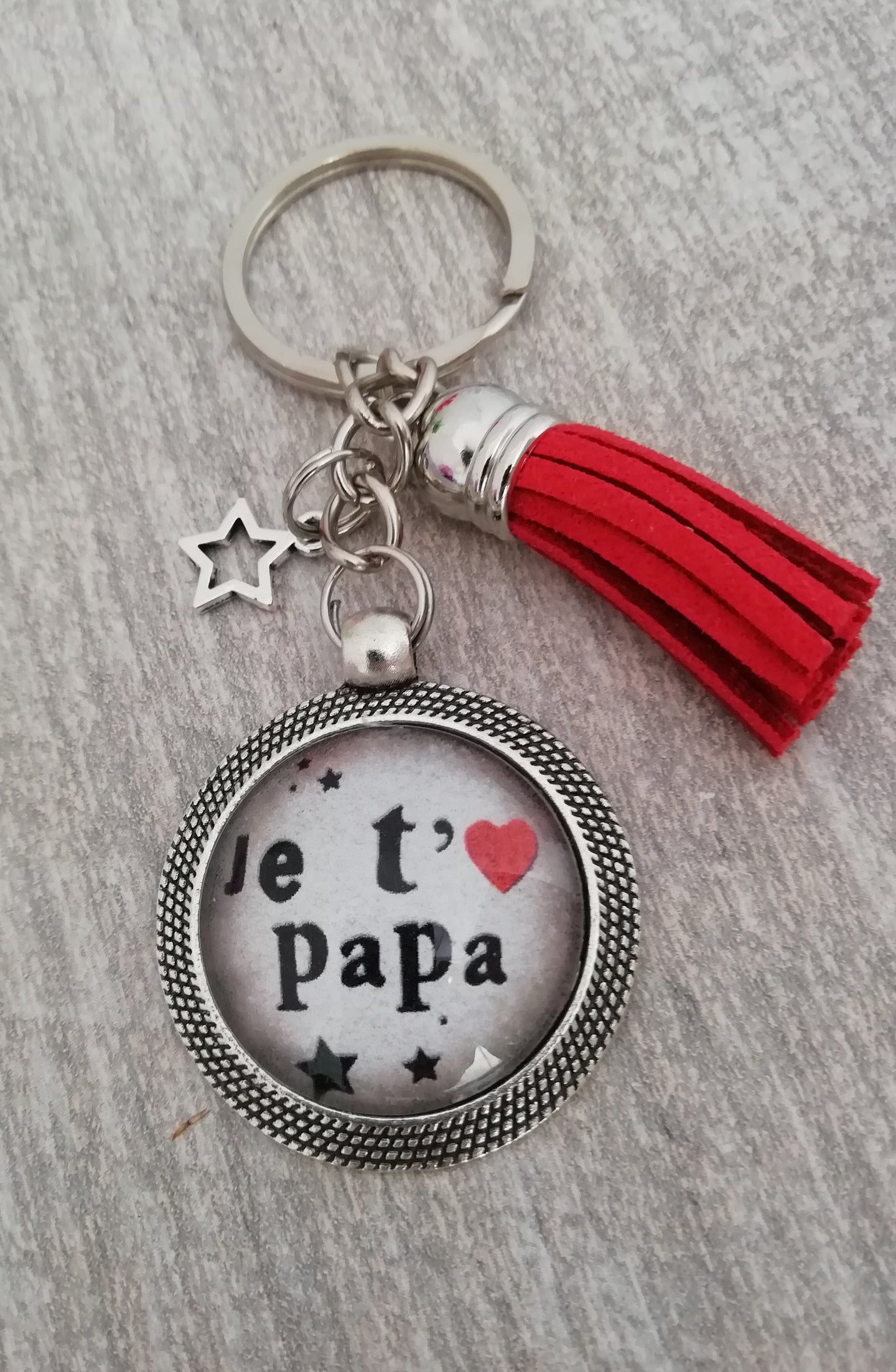 Porte clés   Je t'aime  Papa    ⭐⭐⭐ Idée cadeau ⭐⭐⭐