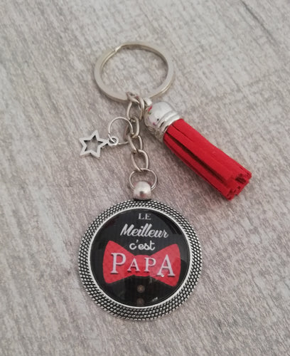 Porte clés   pour  le Meilleur, c'est  Papa    ⭐⭐⭐ Idée cadeau ⭐⭐⭐