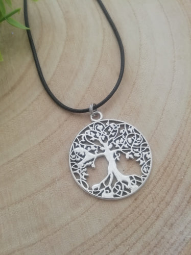 Collier   Pendentif Arbre de vie Argenté   ❤